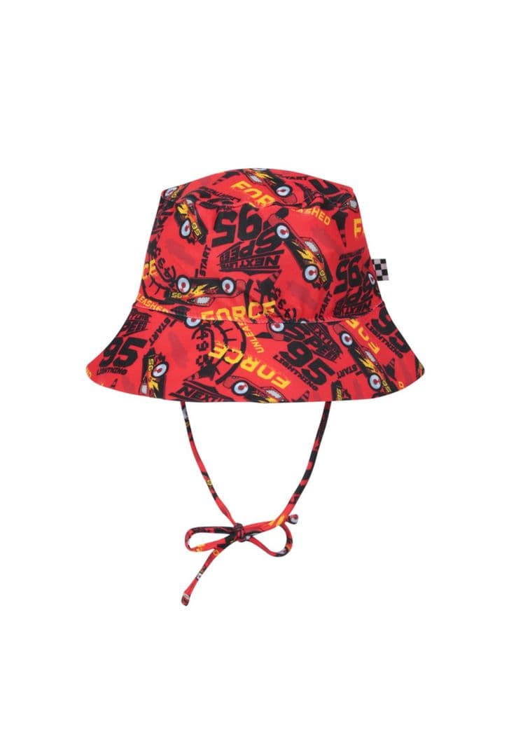 Gorro Bebe Nino UV 50 Disney Cars Rojo 12 A 18 Meses