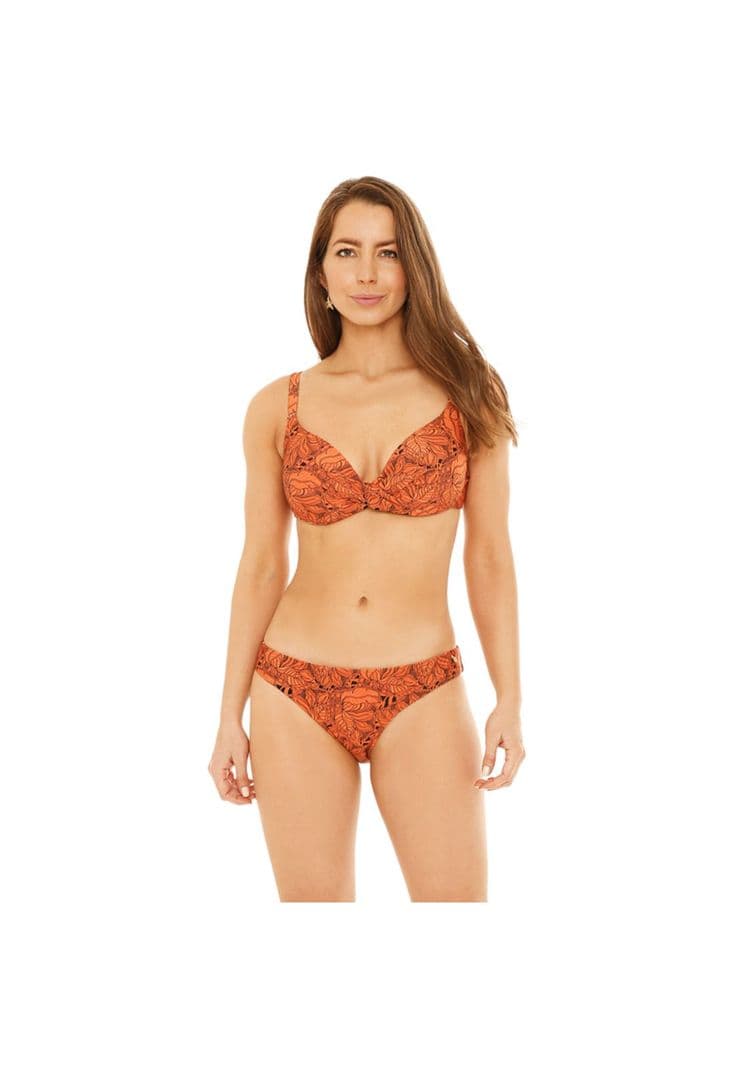 Traje de Bano Bikini Mujer H2O Wear Copa Semi Brillo Cobre L