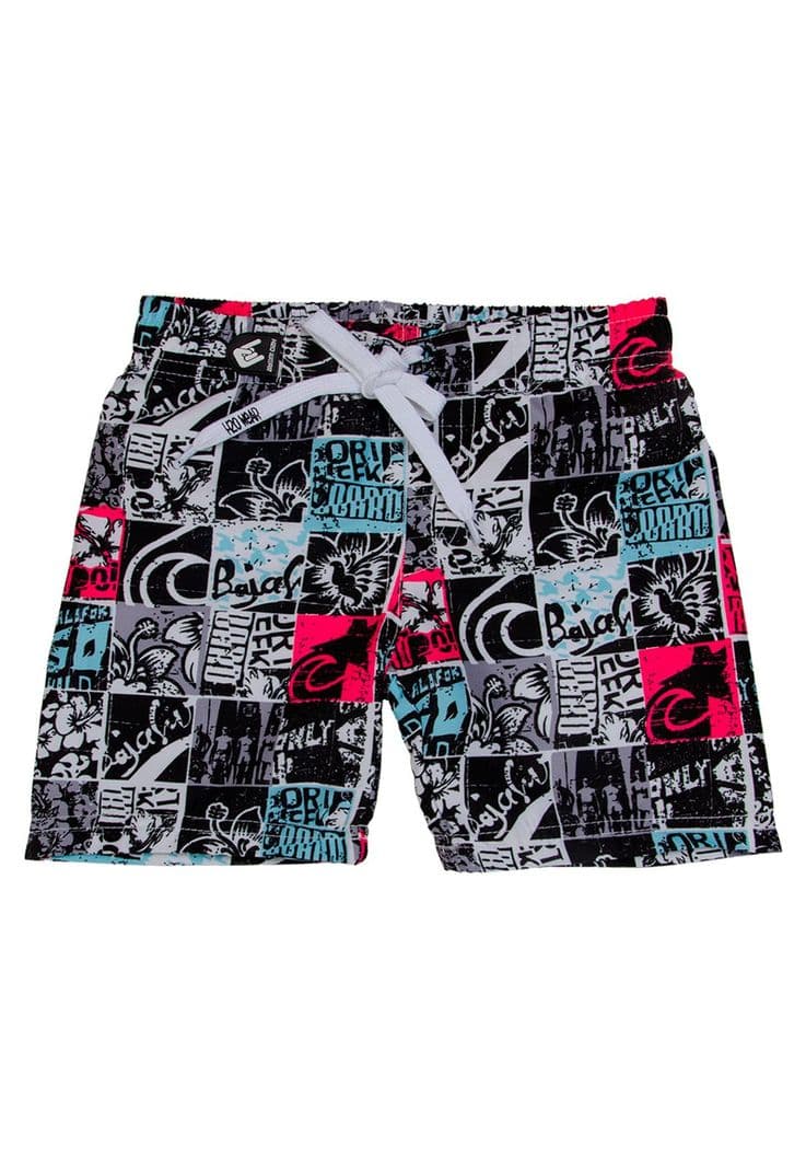 Traje de Bano Bebe Nino Short Gris H2O Wear 12 A 18 Meses