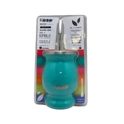 Mate Clasico De 200ml Con Bombilla Color Verde - Shopyclick Verde Claro