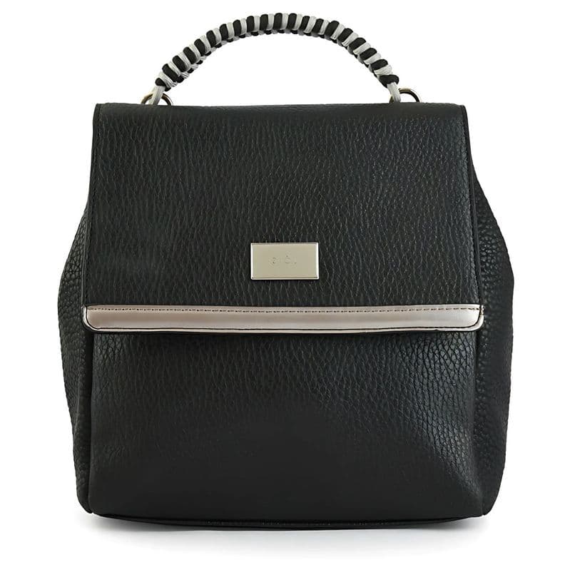 Mochila Mediana Alicia Color Negro Ziol - SC