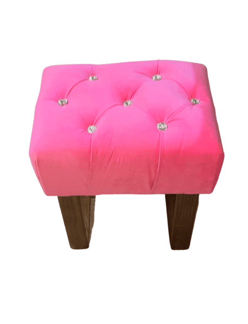 Banqueta Capitone Rosada Diamante Rosado 0