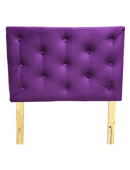 RESPALDO 1 PLAZA FELPA MORADO