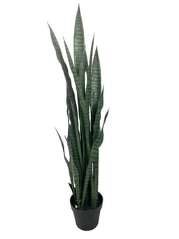 Sanseviera Verde de 112cm Artificial | Estilo Natural para Interiores y Vitrinas
