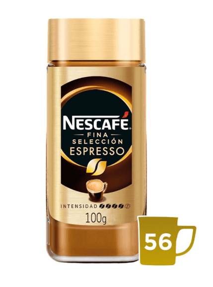 Cafe NESCAFE Fina Seleccion Espresso Frasco 100g