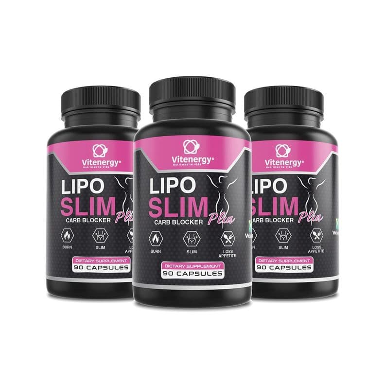 Bloqueador de Absorcion de carbohidratos - Regulador Transito - Lipo Slim Plus Original- Pack x3