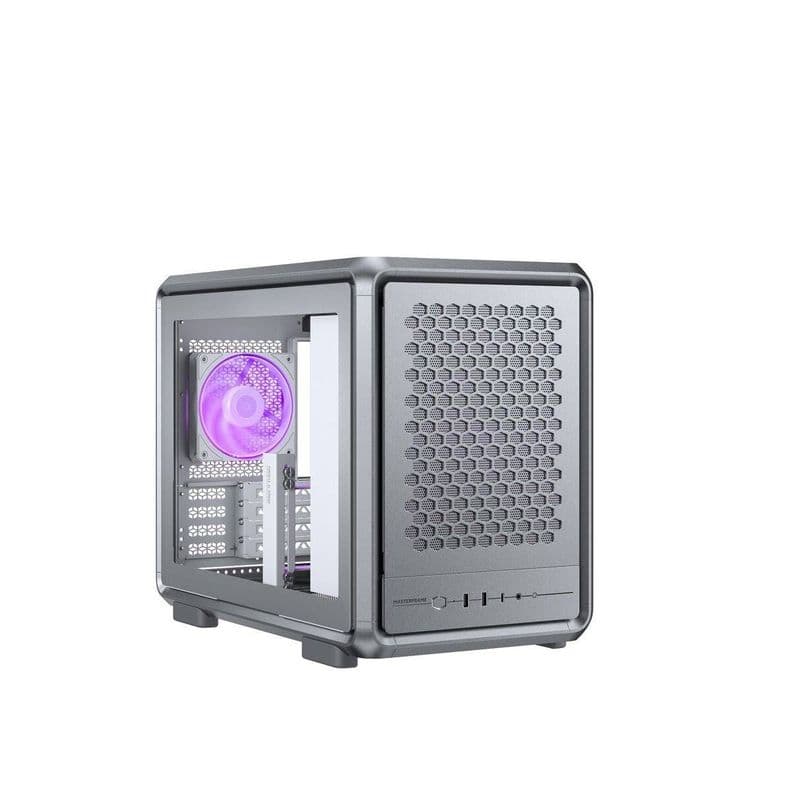 Gabinete Cooler Master MasterFrame 400 Mesh, Diseno Freeform 2.0, m-ATX, Mini-ITX, Blanco