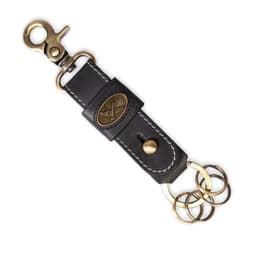 LLAVERO CUERO HOMBRE GINO RODINIS LL113 NEGRO