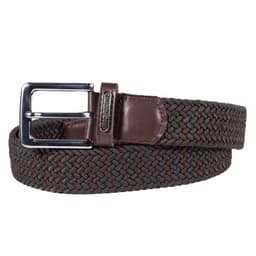 CINTURON ELASTICADO GINO RODINIS HOMBRE 2516 NEGRO/MARRON S-M