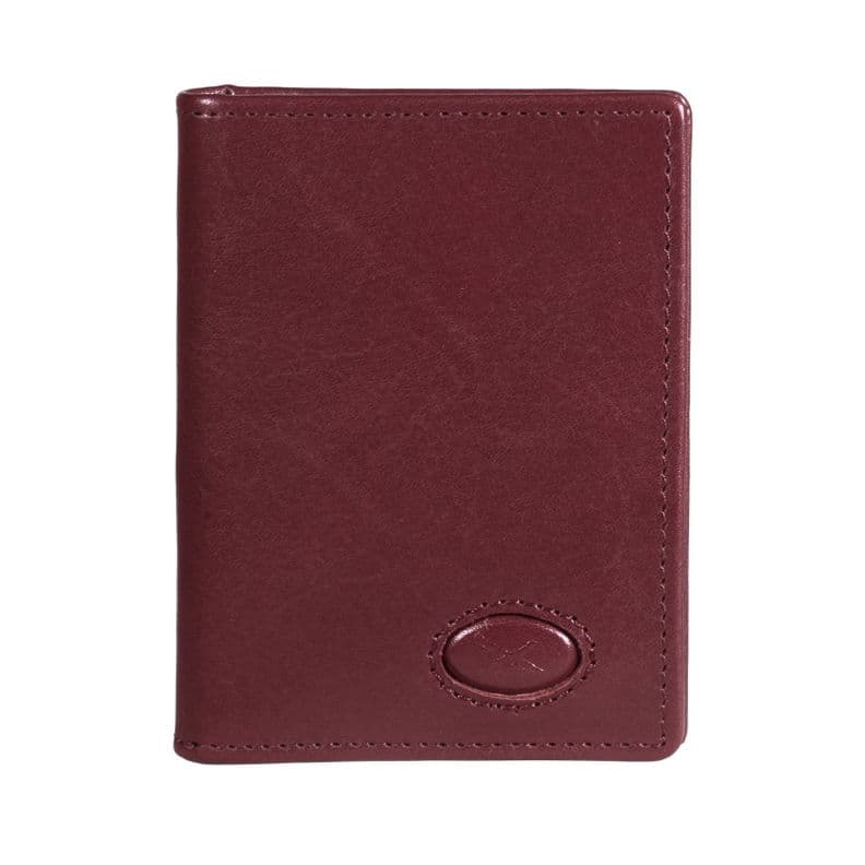Tarjetero de cuero Hombre Bolonia 1172 | Rojo
