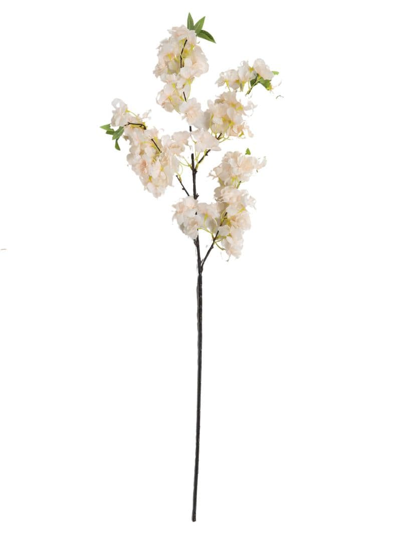 Cerezo en Flor rosado claro, rama decorativa de 100 cm Verde