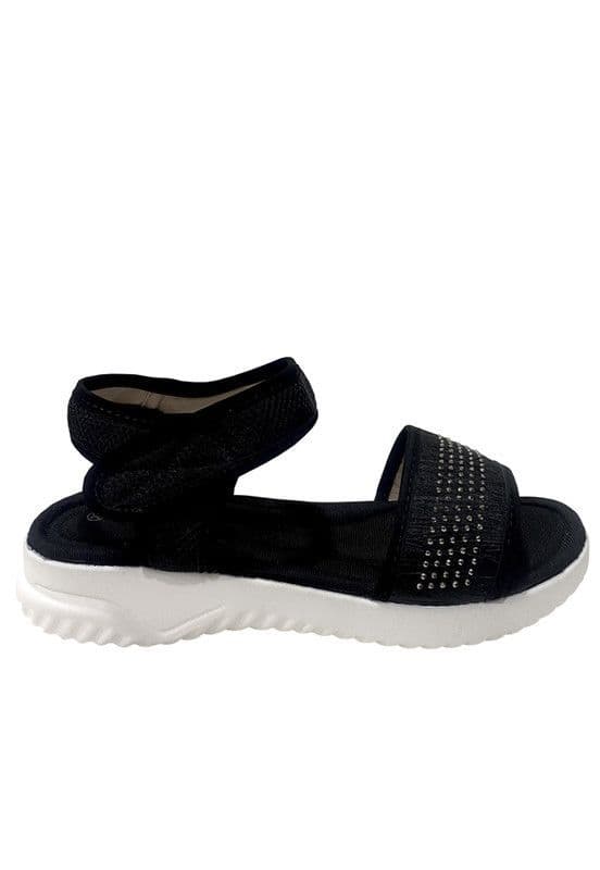 Sandalia Tela ZAZ25 Negro 41