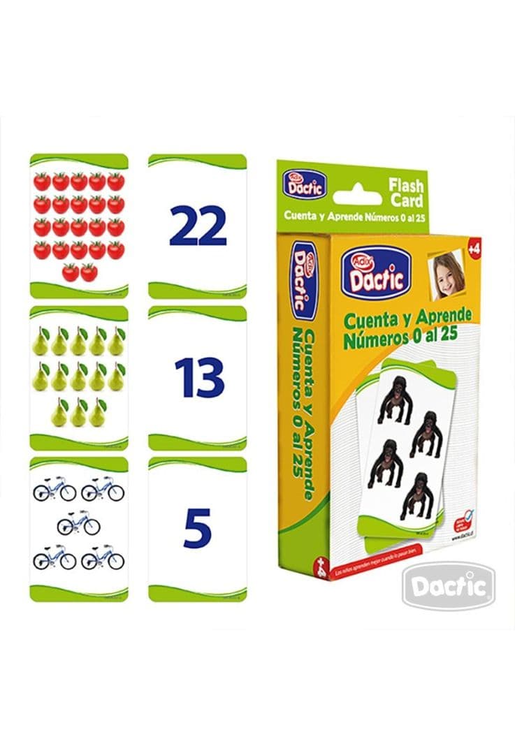 Cuenta y Aprende: Numeros del 0 al 25 en Laminas Divertidas Diseno 2