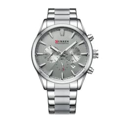 Reloj Curren KRED8901 Quartz Hombre Plateado