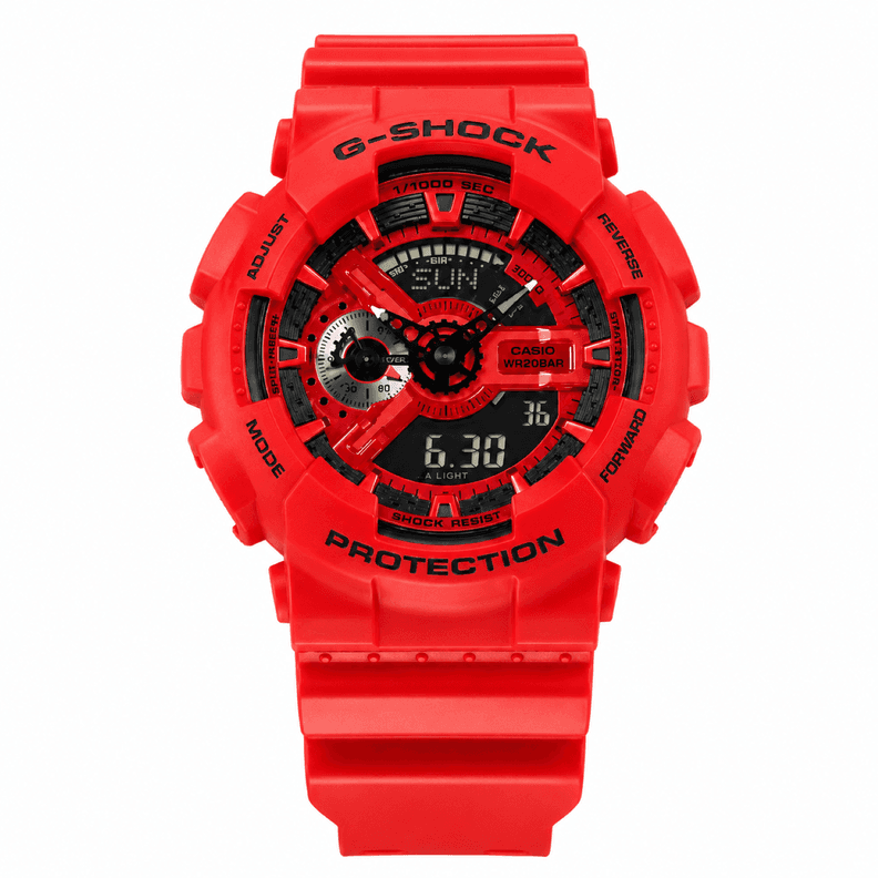 Reloj G-Shock GA-110RRB-4ADR Hombre Rojo