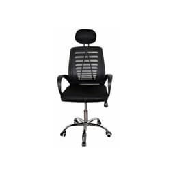 Silla De Oficina Con Apoya brazos Color Negro - PS