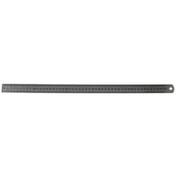 Regla Metalica 50 cm con Funda Plastica Protectora PS Gris