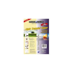 10 Hojas Papel Transfer Ropa Clara A4 150grs - PuntoStore Blanco