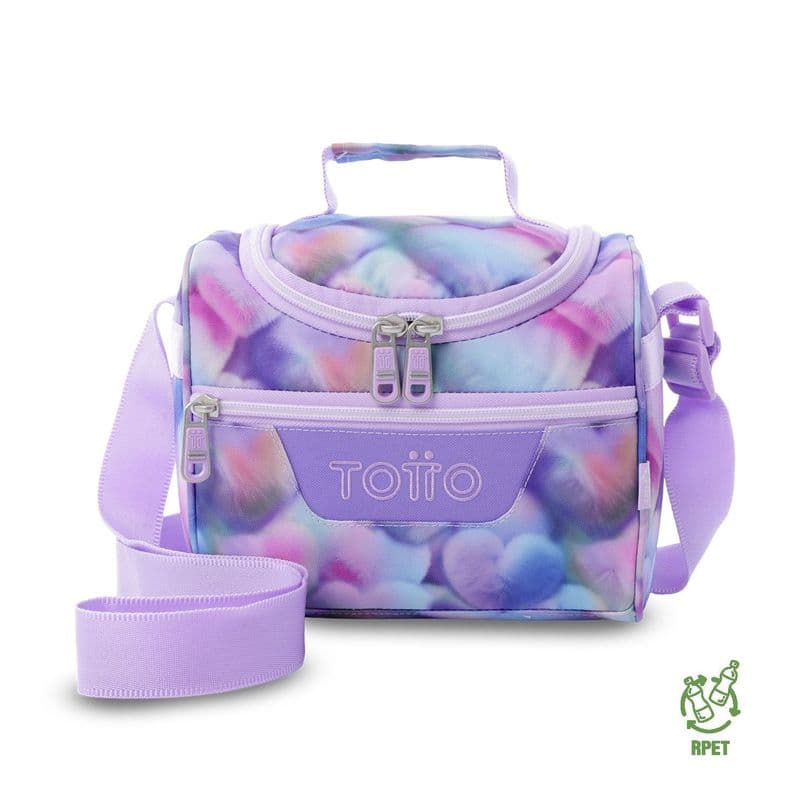 Lonchera Termica Mujer Pizarra Mediana Morada Totto Morado M
