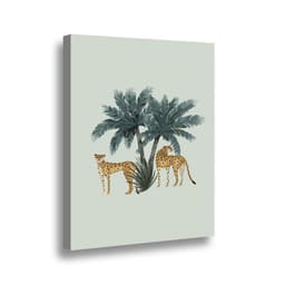 Canvas Dos Tigres - 70x50 cm Diseno 1
