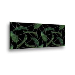 Canvas Jungla Gold - 90x45 cm Diseno 1