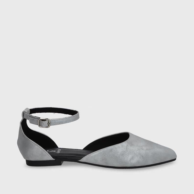 Ballerina Plano Plateado Mujer 54010 Gotta Plata 37