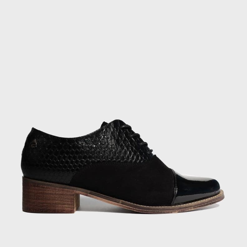 Zapato Negro Mujer 23551 Gotta 35