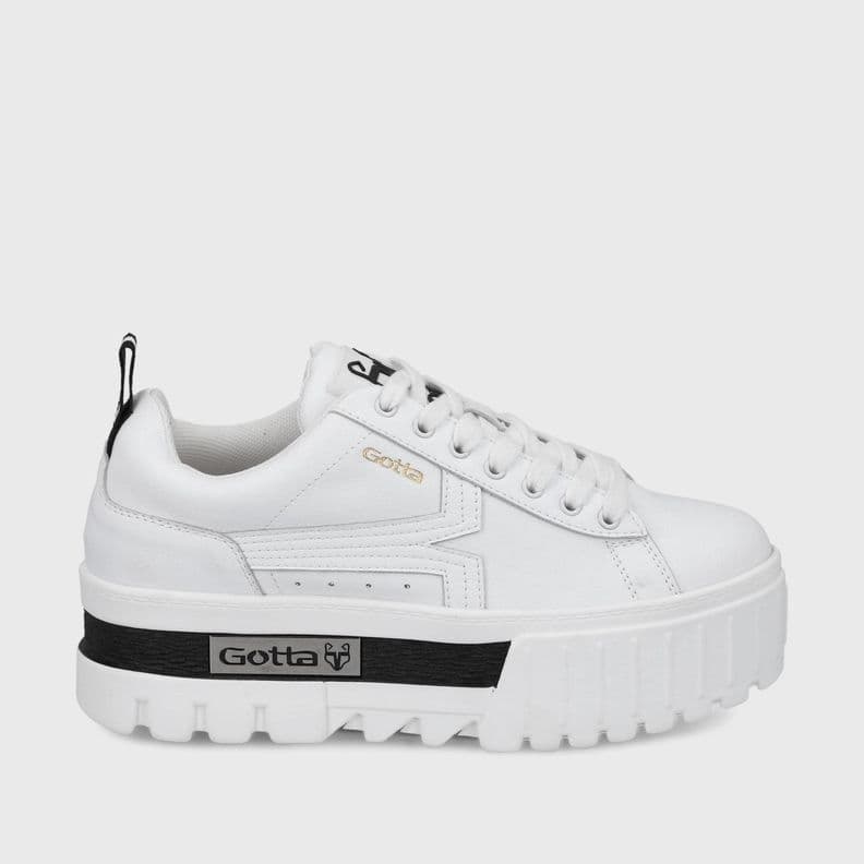 Zapatilla Plataforma Blanca Mujer 23243 Gotta Blanco 36