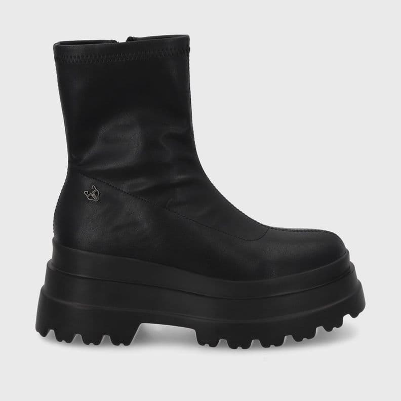 Botin Plataforma Negra Mujer 36034 Gotta Negro 35