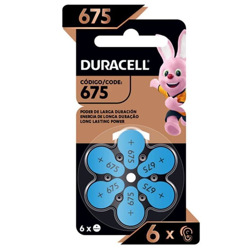 Pilas Auditivas Duracell Activair 675 Auditivas 1,45V