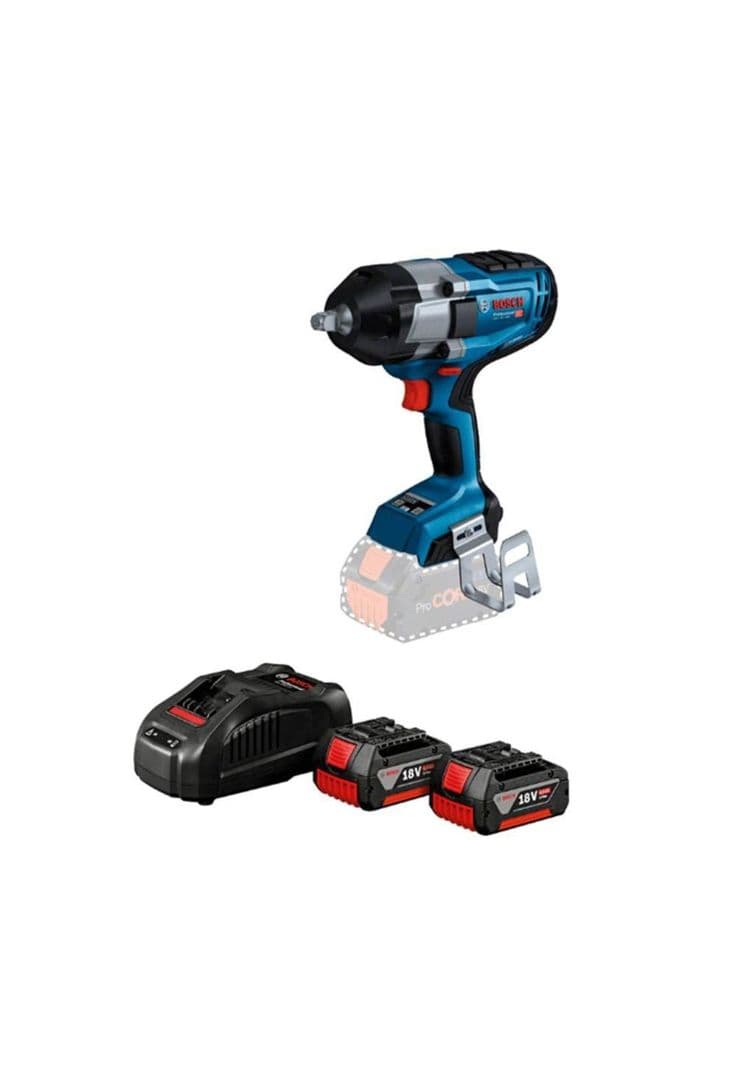 LLAVE IMP BOSCH GDS 18V 1600 +2B 8A+C+M 06019M10E1 Azul