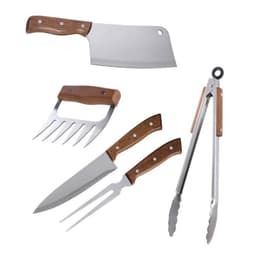 Set Parrilla 5 Piezas Acero Inoxidable Arthome PAR35