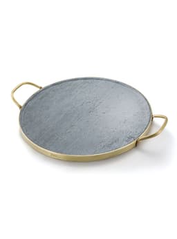 Piedra para Pizza Fensa Piedra con Asas de Cobre