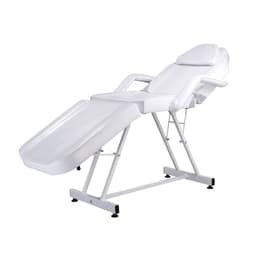 Camilla Reclinable Para Masajes Depilacion y Tatuajes Blanca Blanco
