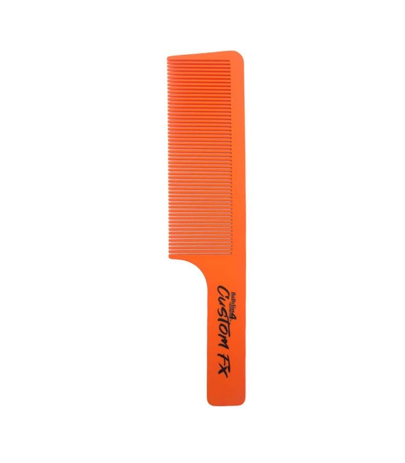 Peine BabylissPro Barberlogy Corte Barberia 9Pulgadas Naranja