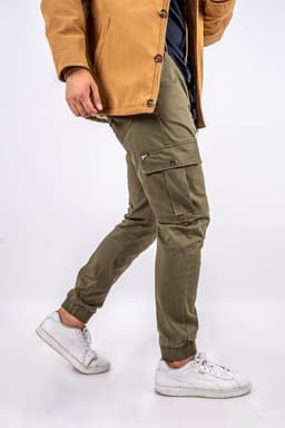 Pantalon Jogger Canvas Parachute Verde Gangster M