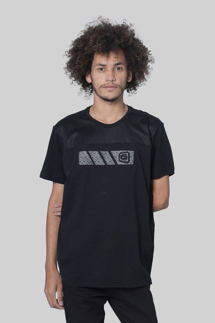 Polera Mc Especial Over Negro Gangster S