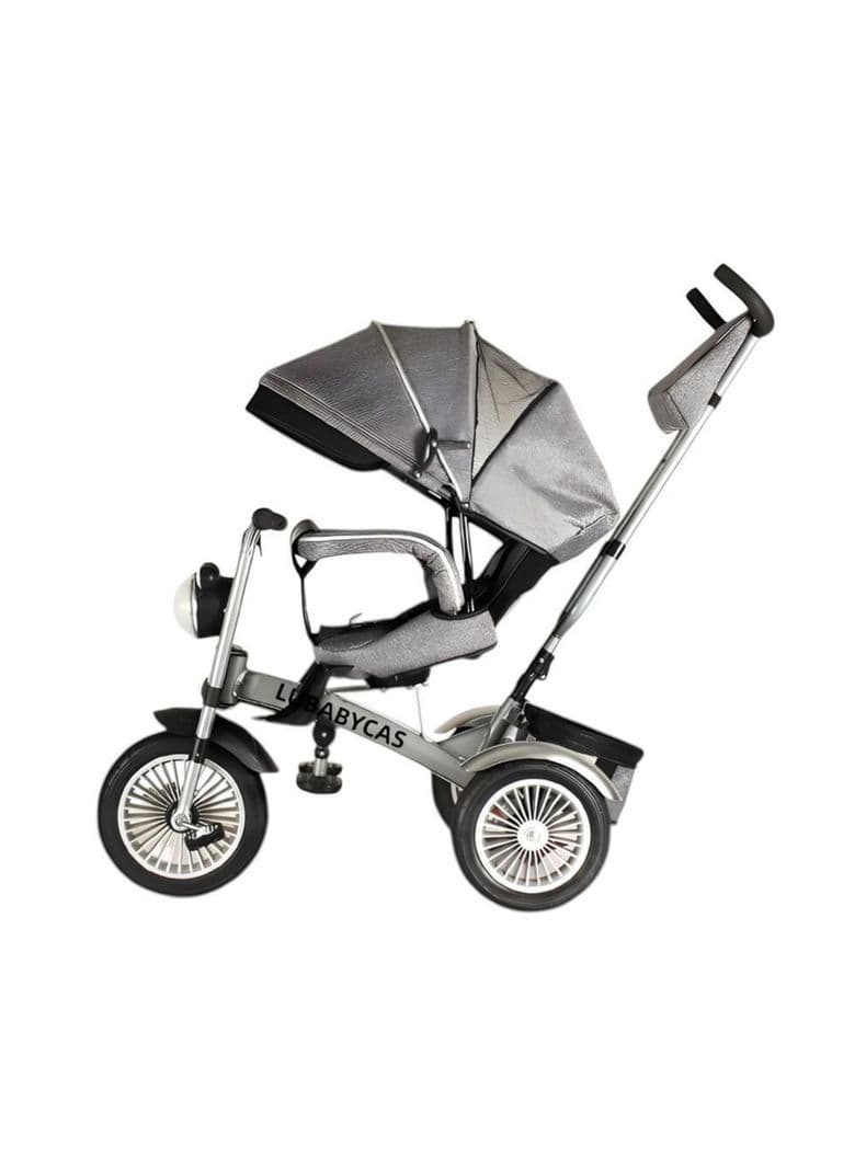 Triciclo Reversible 360 Con Luces 101 Gris LuBabycas