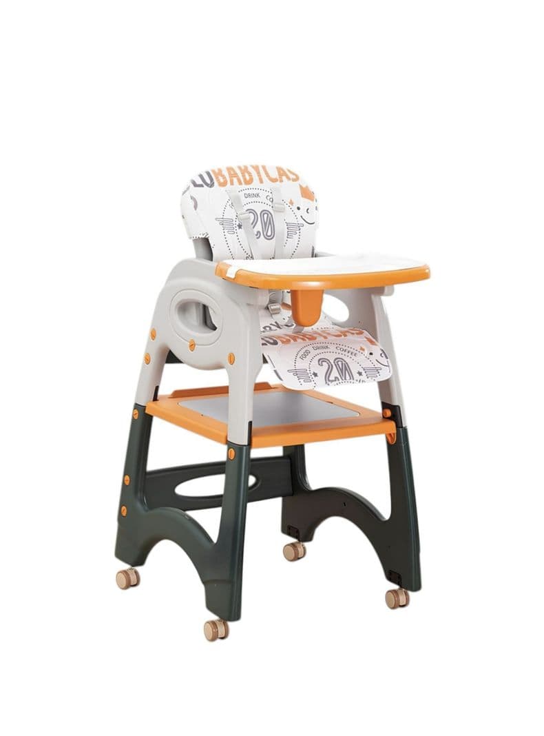 Silla De Comer Multifuncional B.B.Morning Naranja LuBabycas Naranjo