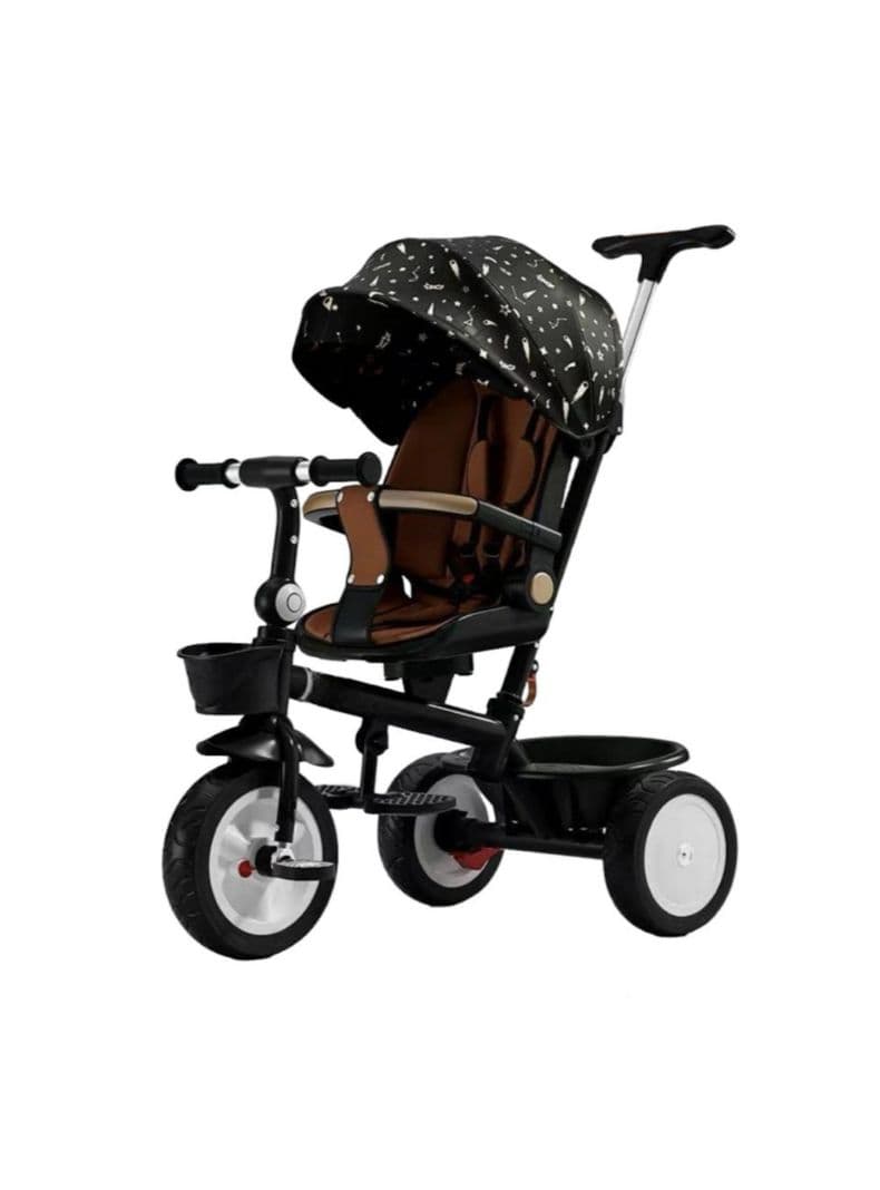 Triciclo Infantil 360 Mesita Crusier Negro LuBabycas
