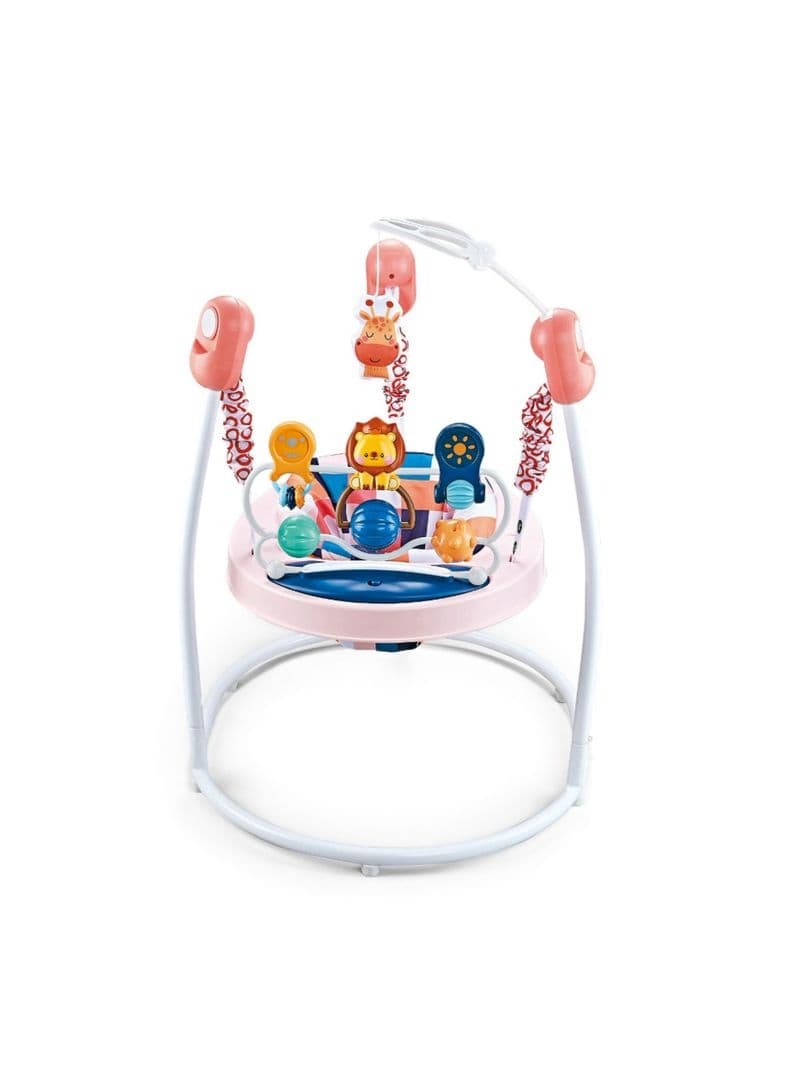 Saltarin Centro De Actividad Musical Smile Rosado LuBabycas