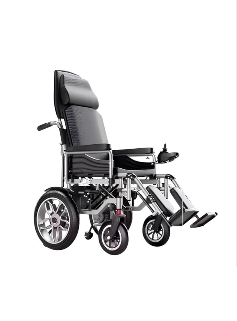 Silla De Ruedas Electrica Plegable 700W 18KM Alto LuBabycas Negro