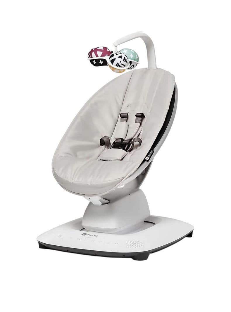 Mecedora Electrica Con Melodias Bluetooth 4 Moms LuBabycas Gris