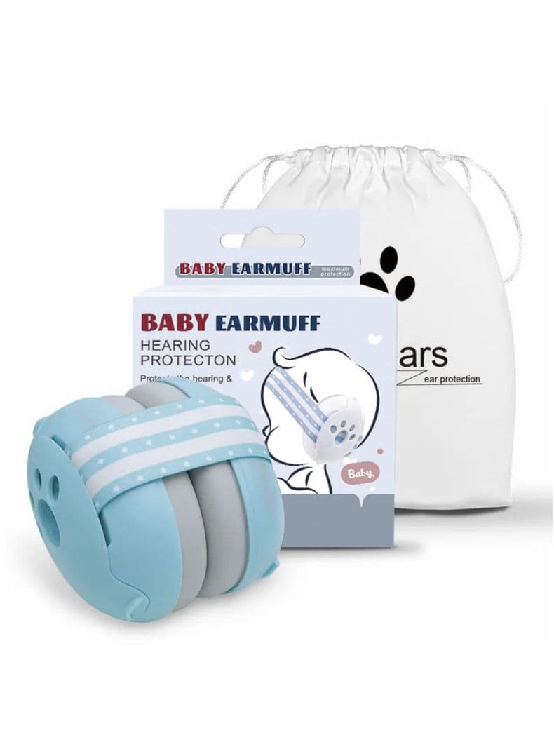 Orejeras Antiruido Auriculares Protectores Bebes Azul