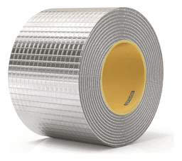 Cinta Selladora Tapa Goteras Butilo Impermeable 10cm X 5m C Gris