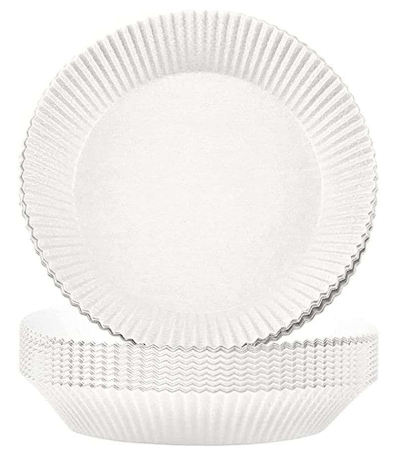 Papel Forro Freidora Airfryer Antiadherente 50und 16cm R Blanco