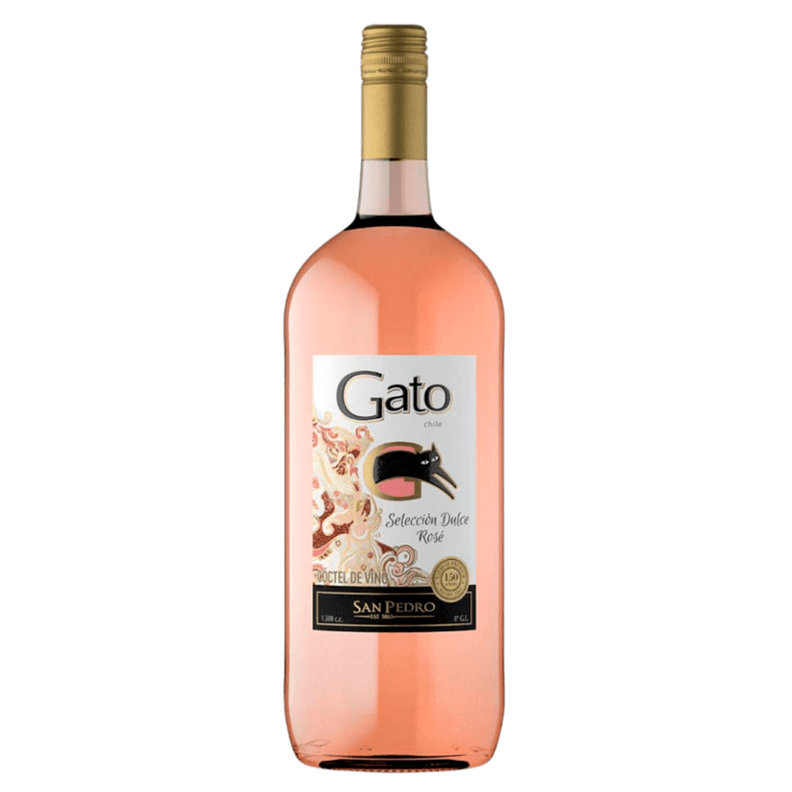 Coctel de Vino Gato Seleccion Dulce Rose 8 1500cc