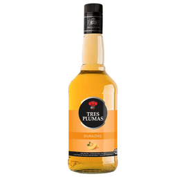 Licor Tres Plumas Licor De Durazno 24 700Cc