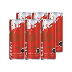 6x Bebida Energetica Red Bull Sandia 250cc