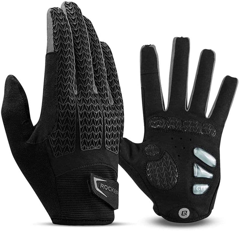 Guantes para bicicleta / ciclismo Rockbros S169-1BGR Negro S